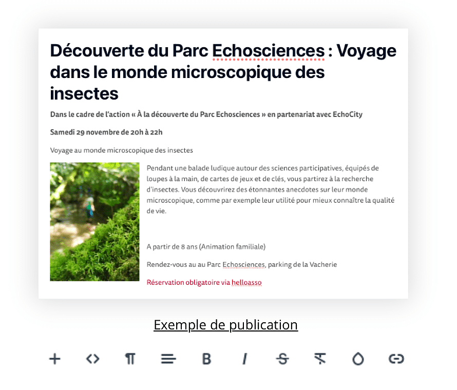 Tutoriel, présentation et explication sur Comment écrire un article pour Echosciences,