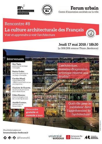 Xl 20180517 affiche rencontre la culture architecturale des fran ais